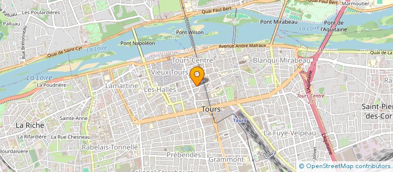 localisation de l'entreprise MADAME ELIANE LEVY  TOURS