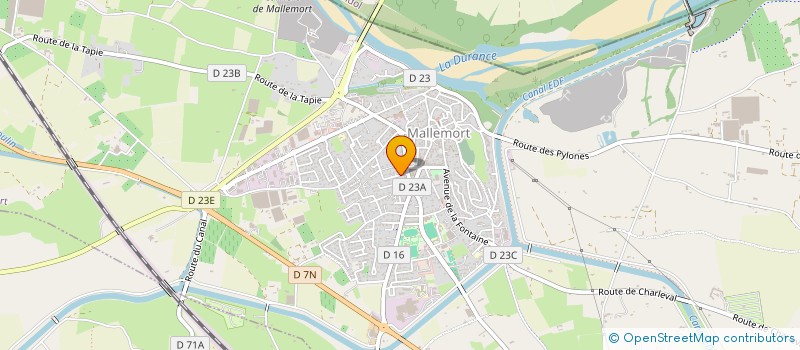 localisation de l'entreprise MADAME ELIANE LIGERON  MALLEMORT