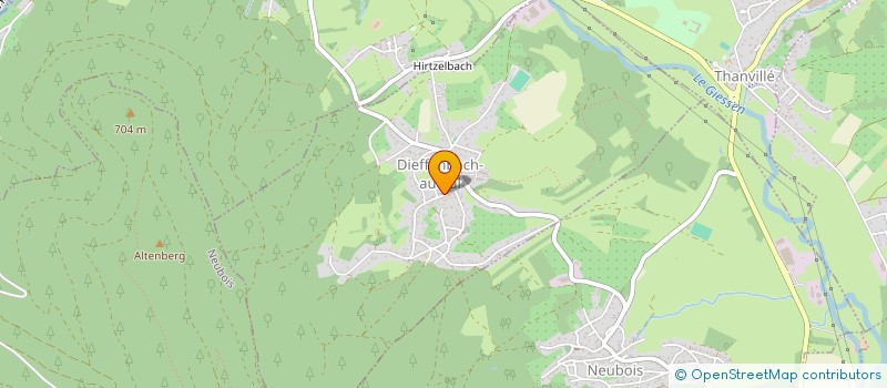 localisation de l'entreprise MADAME ELIANE LINCK  DIEFFENBACH-AU-VAL