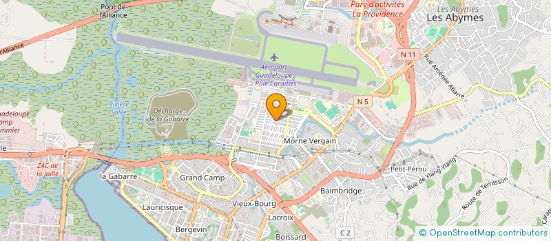 localisation de l'entreprise MADAME ELIANE LOLO  LES ABYMES