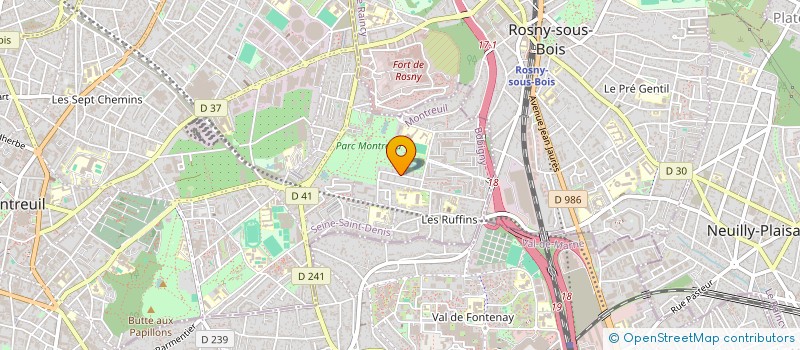 localisation de l'entreprise MADAME ELIANE MALUREANU à MONTREUIL