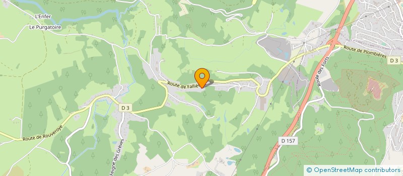 localisation de l'entreprise MADAME ELIANE MARIE ODILE COLLE  SAINT-NABORD