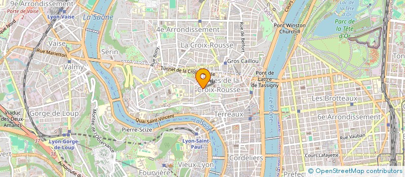 localisation de l'entreprise MADAME ELIANE MARINI à LYON