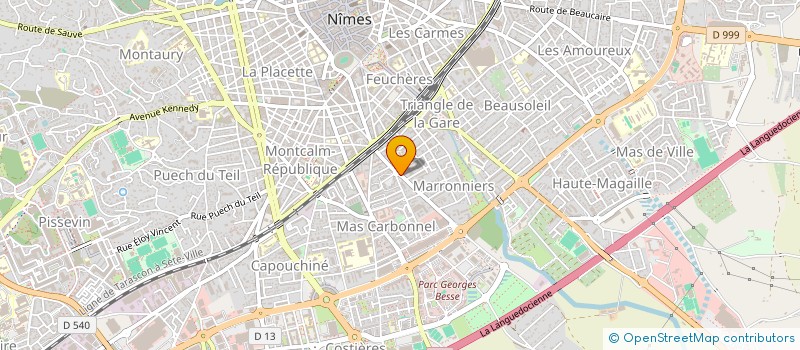 localisation de l'entreprise MADAME ELIANE MARQUANT à NIMES
