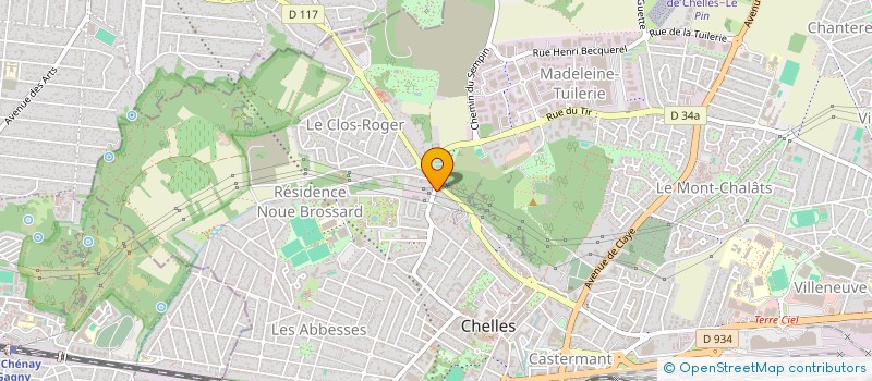 localisation de l'entreprise MADAME ELIANE MARQUES DE JESUS  CHELLES