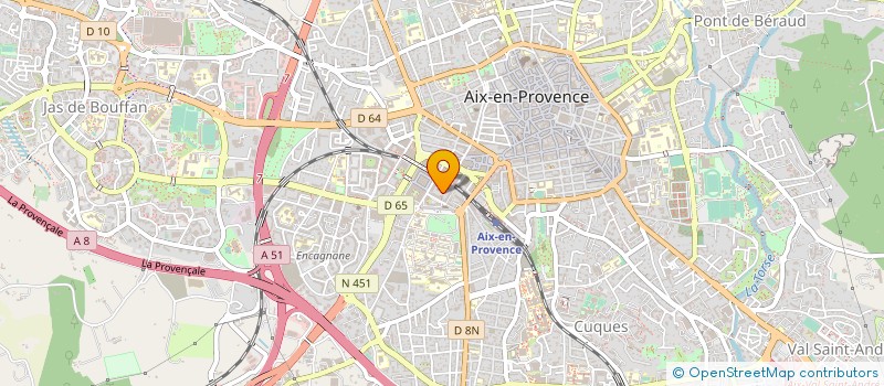 localisation de l'entreprise MADAME ELIANE MARTIN à AIX EN PROVENCE