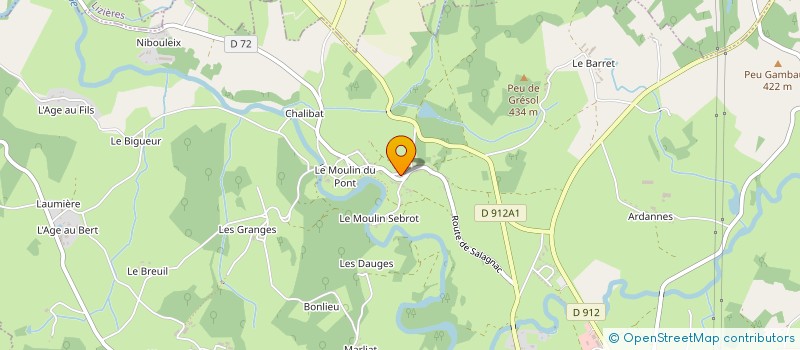 localisation de l'entreprise MADAME ELIANE MASSARD à LIZIERES
