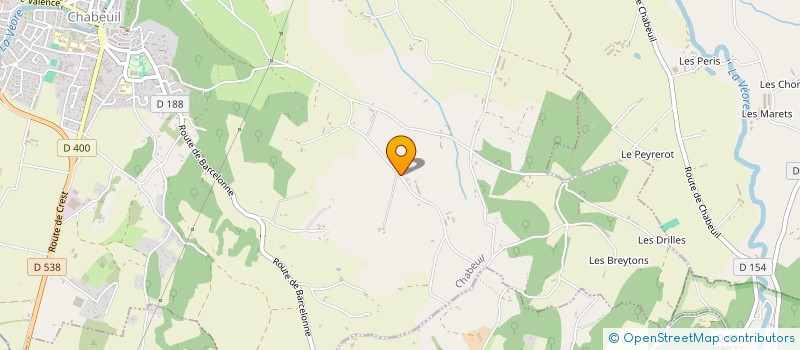 localisation de l'entreprise MADAME ELIANE MATTRAS à CHABEUIL