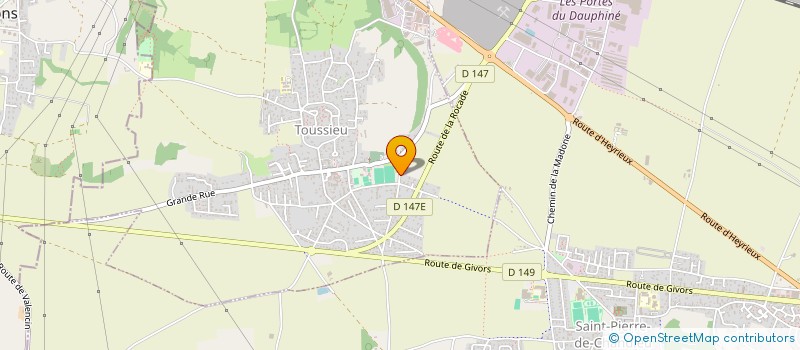 localisation de l'entreprise MADAME ELIANE MERCIER à TOUSSIEU
