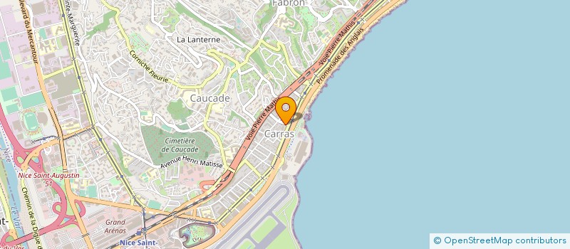 localisation de l'entreprise MADAME ELIANE MOREL à NICE