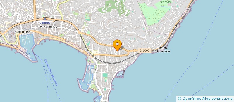 localisation de l'entreprise MADAME ELIANE MUSKUS à CANNES