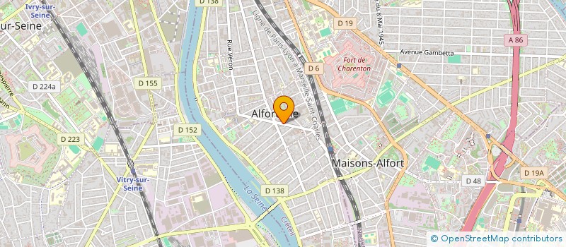 localisation de l'entreprise MADAME ELIANE NAIKA  ALFORTVILLE