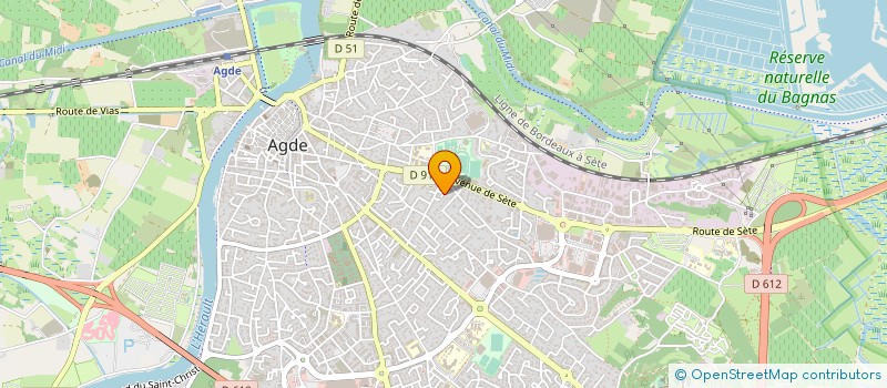 localisation de l'entreprise MADAME ELIANE NEHLIG à AGDE