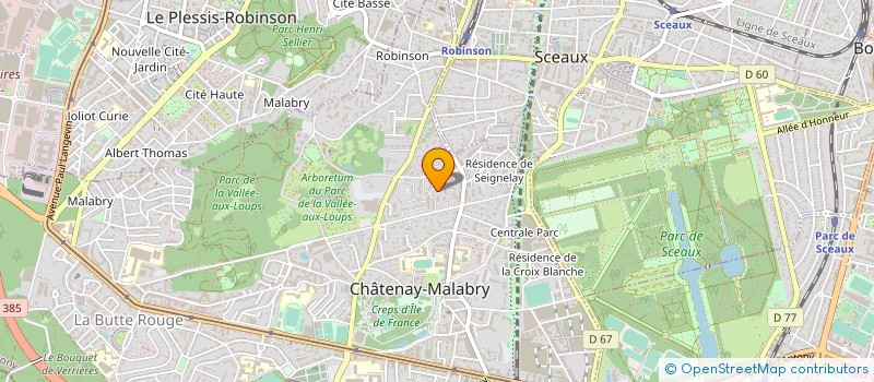 localisation de l'entreprise MADAME ELIANE NGUYEN  CHATENAY-MALABRY