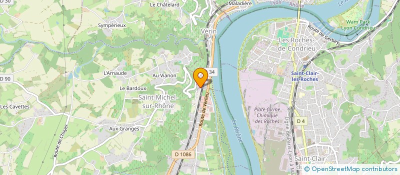 localisation de l'entreprise MADAME ELIANE NICOLLET  VERIN