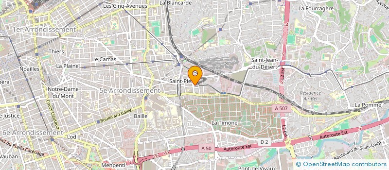 localisation de l'entreprise MADAME ELIANE NIN à MARSEILLE