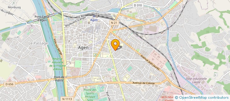 localisation de l'entreprise MADAME ELIANE OLIVIER  AGEN