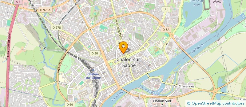 localisation de l'entreprise MADAME ELIANE PADET  CHALON-SUR-SAONE