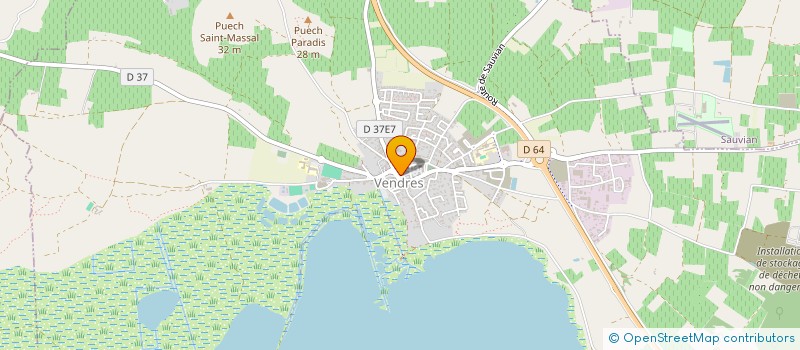 localisation de l'entreprise MADAME ELIANE PALETTA  VENDRES