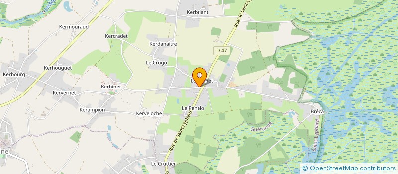 localisation de l'entreprise MADAME ELIANE PAQUET  SAINT-LYPHARD