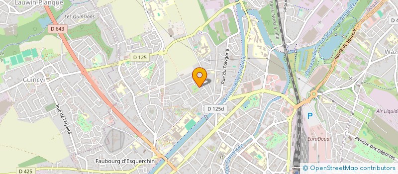 localisation de l'entreprise MADAME ELIANE PAYEN  DOUAI