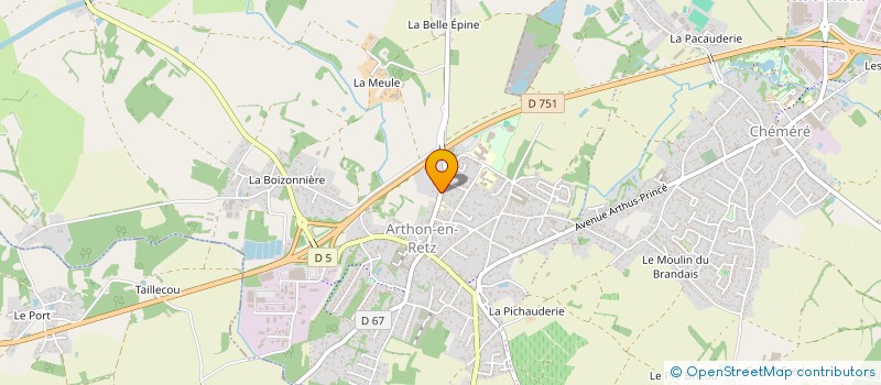 localisation de l'entreprise MADAME ELIANE PLISSONNEAU  CHAUMES-EN-RETZ