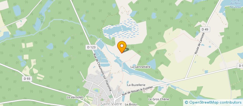 localisation de l'entreprise MADAME ELIANE PROUVOST  LA MAROLLE-EN-SOLOGNE