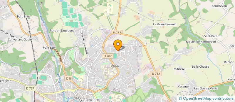 localisation de l'entreprise MADAME ELIANE QUERE  PABU