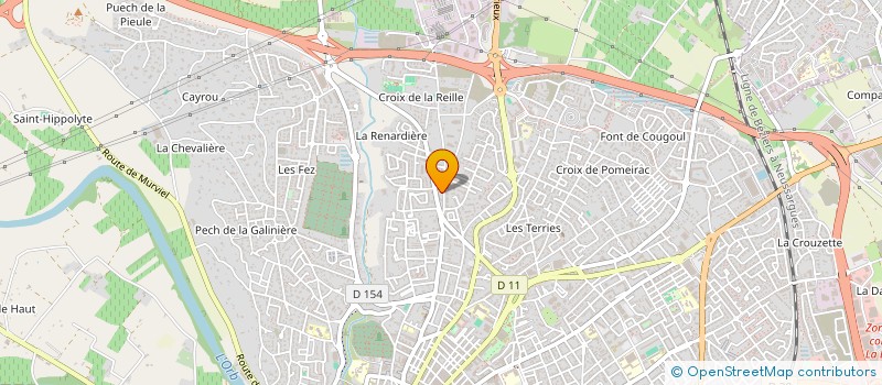 localisation de l'entreprise MADAME ELIANE QUEROL à BEZIERS