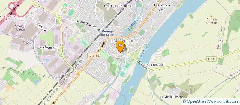 localisation de l'entreprise MADAME ELIANE RABIER  MEUNG-SUR-LOIRE