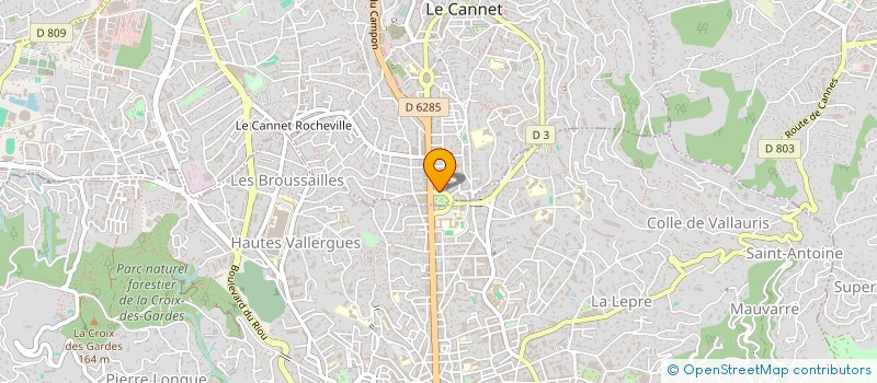 localisation de l'entreprise MADAME ELIANE REILHAC à LE CANNET