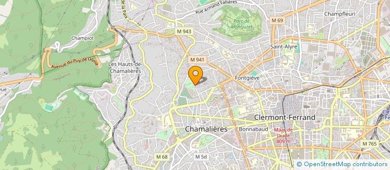 localisation de l'entreprise MADAME ELIANE RENAULT  CLERMONT-FERRAND