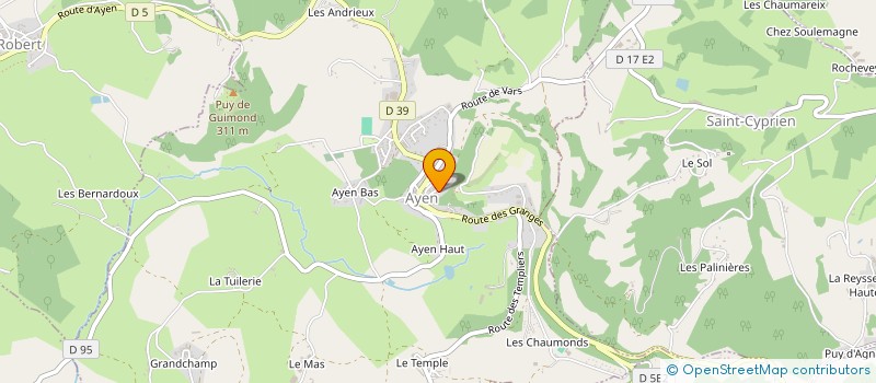 localisation de l'entreprise MADAME ELIANE REYNAL à AYEN