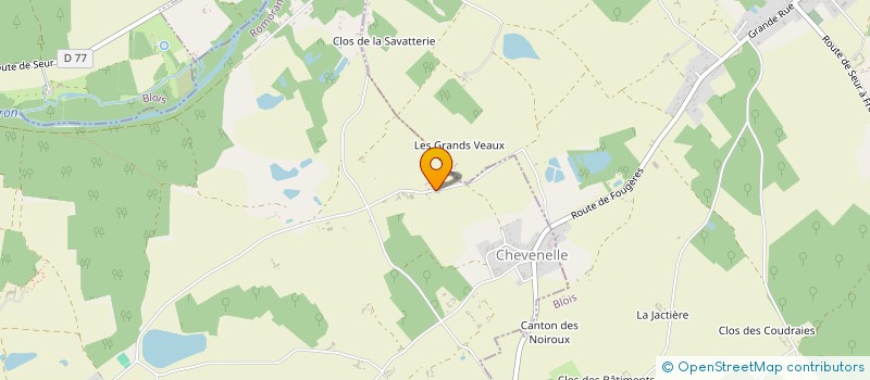 localisation de l'entreprise MADAME ELIANE ROBERT  LE CONTROIS-EN-SOLOGNE