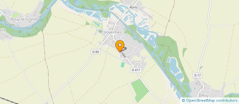 localisation de l'entreprise MADAME ELIANE RODDE  VOYENNES