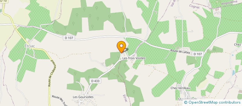 localisation de l'entreprise MADAME ELIANE ROGAUME  ETRIAC