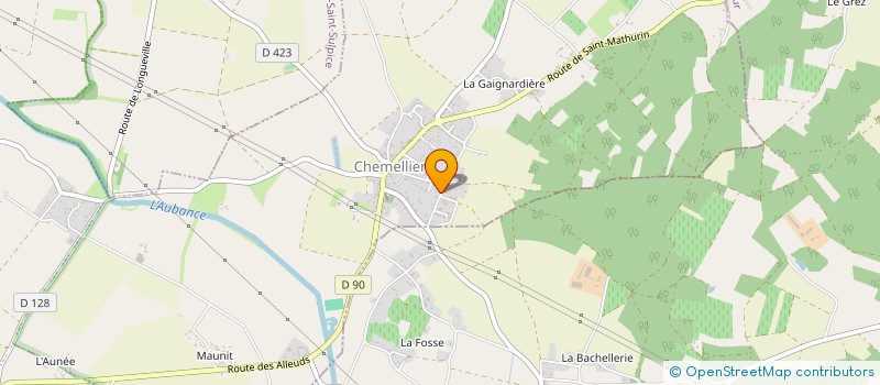 localisation de l'entreprise MADAME ELIANE ROUX  BRISSAC LOIRE AUBANCE