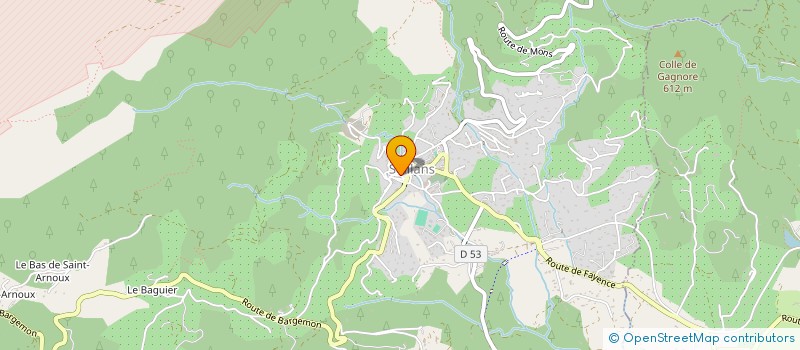 localisation de l'entreprise MADAME ELIANE SAGNES  SEILLANS