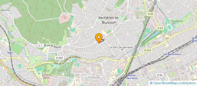 localisation de l'entreprise MADAME ELIANE SAGOT à VERRIERES-LE-BUISSON