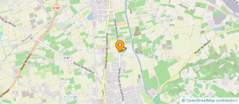 localisation de l'entreprise MADAME ELIANE SAINT-LARY  PERNES-LES-FONTAINES