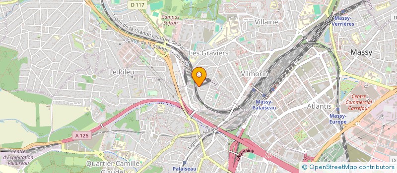 localisation de l'entreprise MADAME ELIANE SALVIGNOL  PALAISEAU