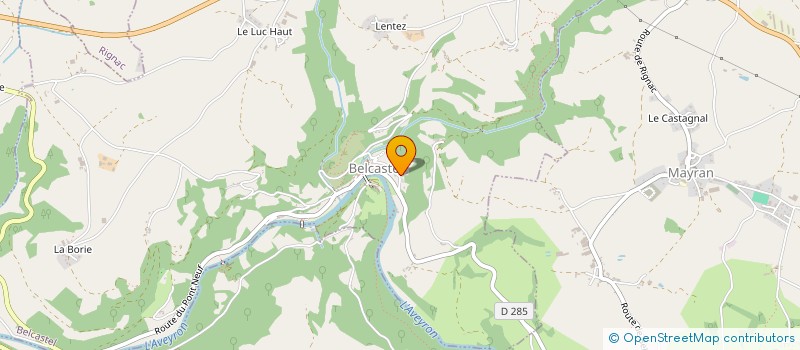 localisation de l'entreprise MADAME ELIANE SALVY  BELCASTEL