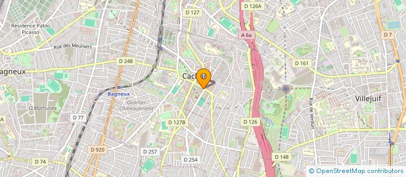 localisation de l'entreprise MADAME ELIANE SARAIS  CACHAN