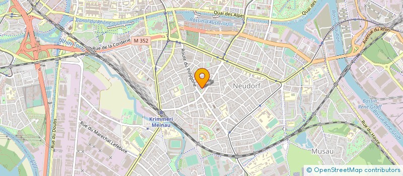 localisation de l'entreprise MADAME ELIANE SCHARFF à STRASBOURG