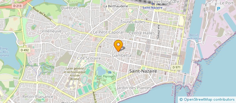 localisation de l'entreprise MADAME ELIANE SCHEENAERTS à SAINT-NAZAIRE