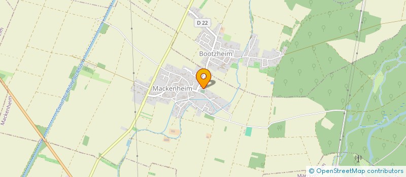 localisation de l'entreprise MADAME ELIANE SCHUESTER  BOOTZHEIM