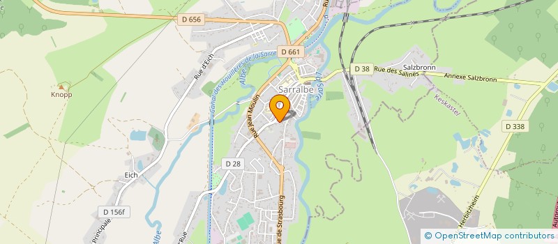 localisation de l'entreprise MADAME ELIANE SCHWARTZ à SARRALBE
