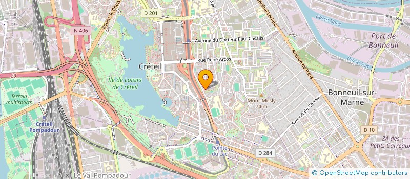 localisation de l'entreprise MADAME ELIANE SION à CRETEIL