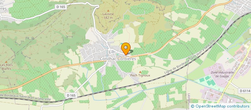 localisation de l'entreprise MADAME ELIANE SOUNAC  CONILHAC-CORBIERES