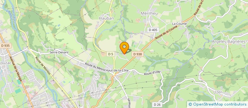 localisation de l'entreprise MADAME ELIANE SOUSSENS  BAGNERES-DE-BIGORRE